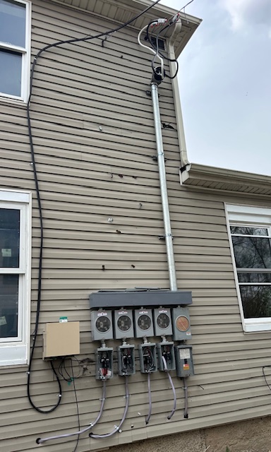 Residential wiring project completed by Oakwood Electric Michigan