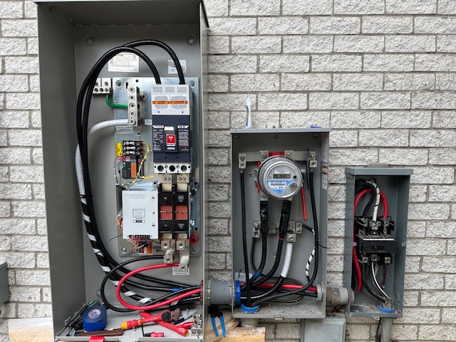 Electrical panel upgrade installation by licensed master electrician Oakwood Electric Michigan